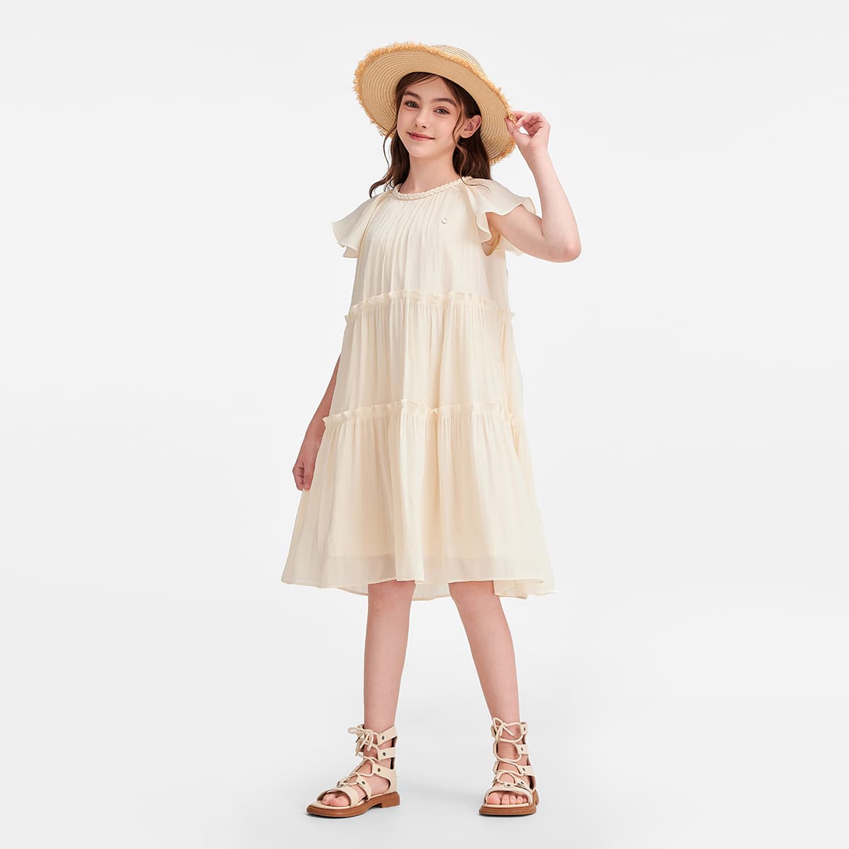 Hush Puppies Экрю Kids Платья - изображение 4