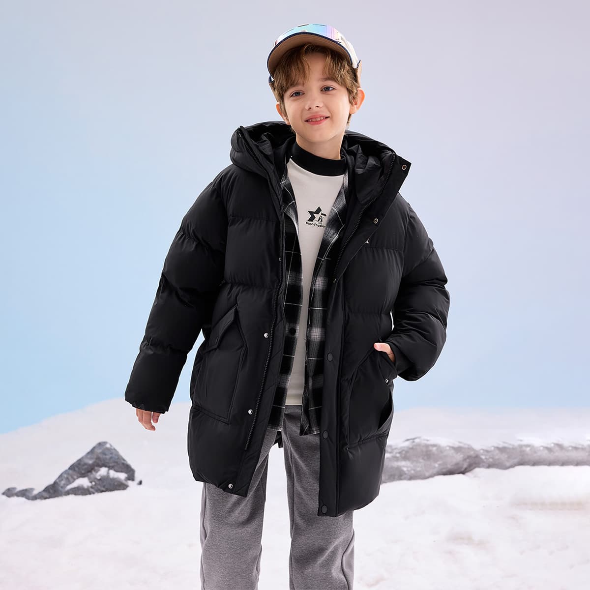 Hush Puppies Хлопковый пуховик для детей - изображение 3