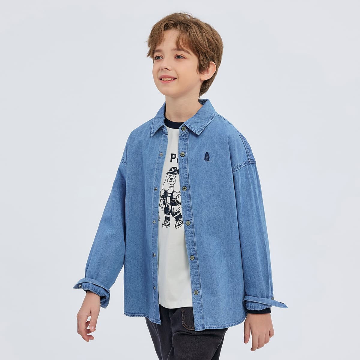 Hush Puppies Повседневная рубашка 26 Разборный обруч для детей - изображение 3
