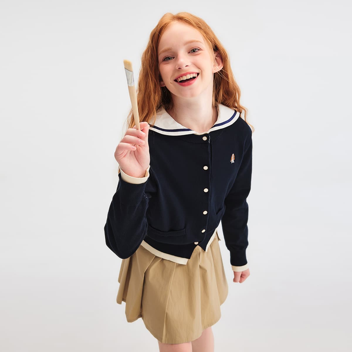 Hush Puppies Свитер Весенний Осенний Детский - изображение 13