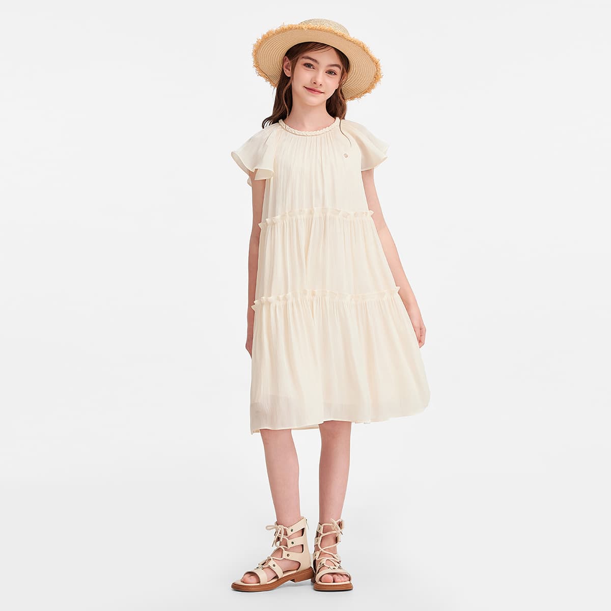 Hush Puppies Экрю Kids Платья - изображение 3