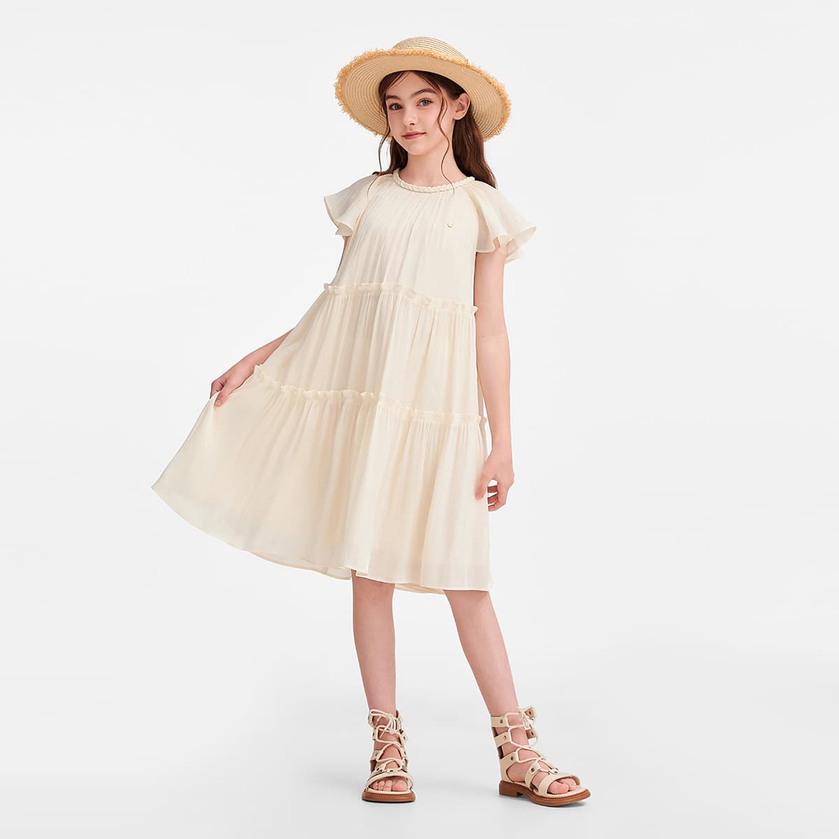 Hush Puppies Экрю Kids Платья - изображение 5