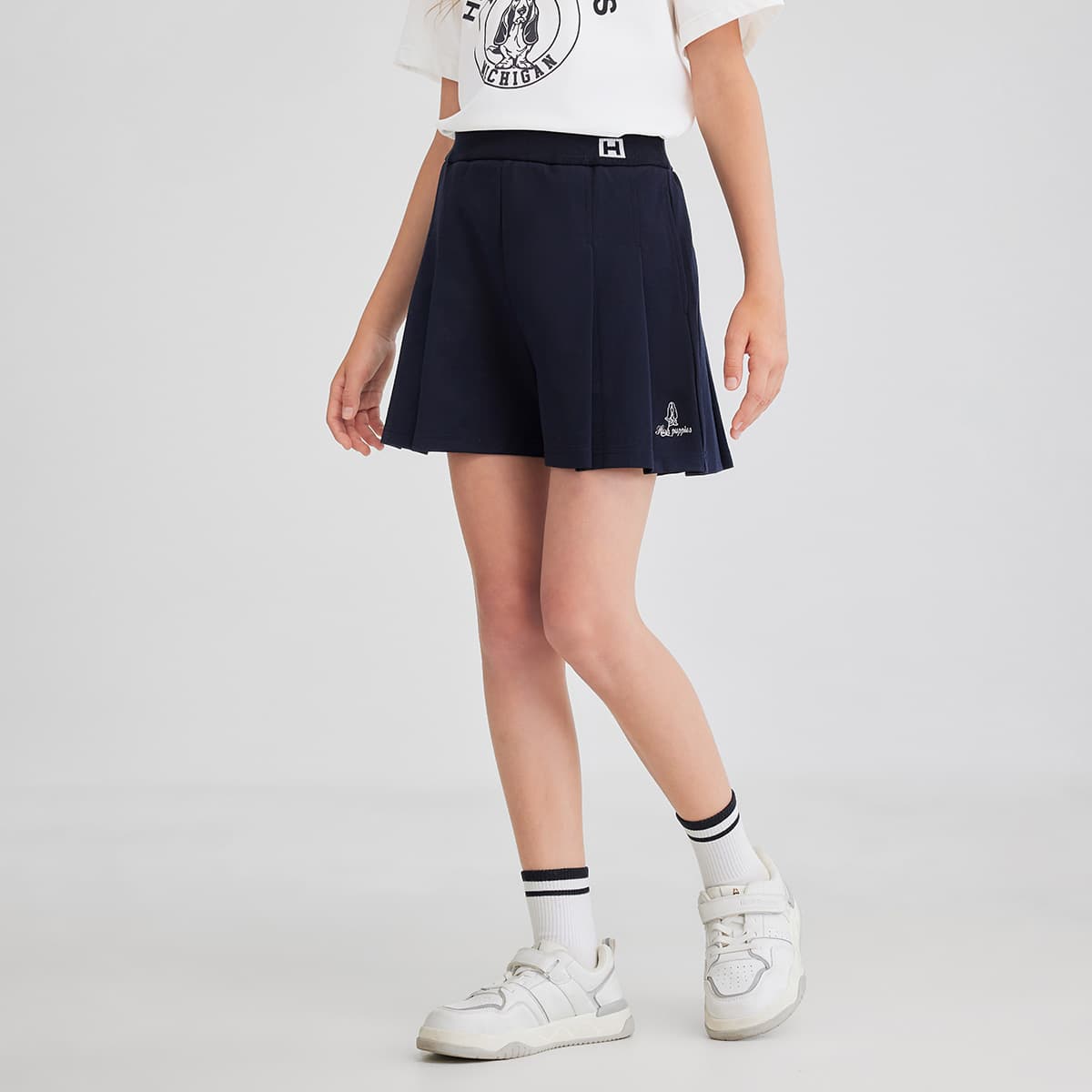 Hush Puppies x MICHIGAN Летние шорты для детей темно-синий цвет - изображение 3
