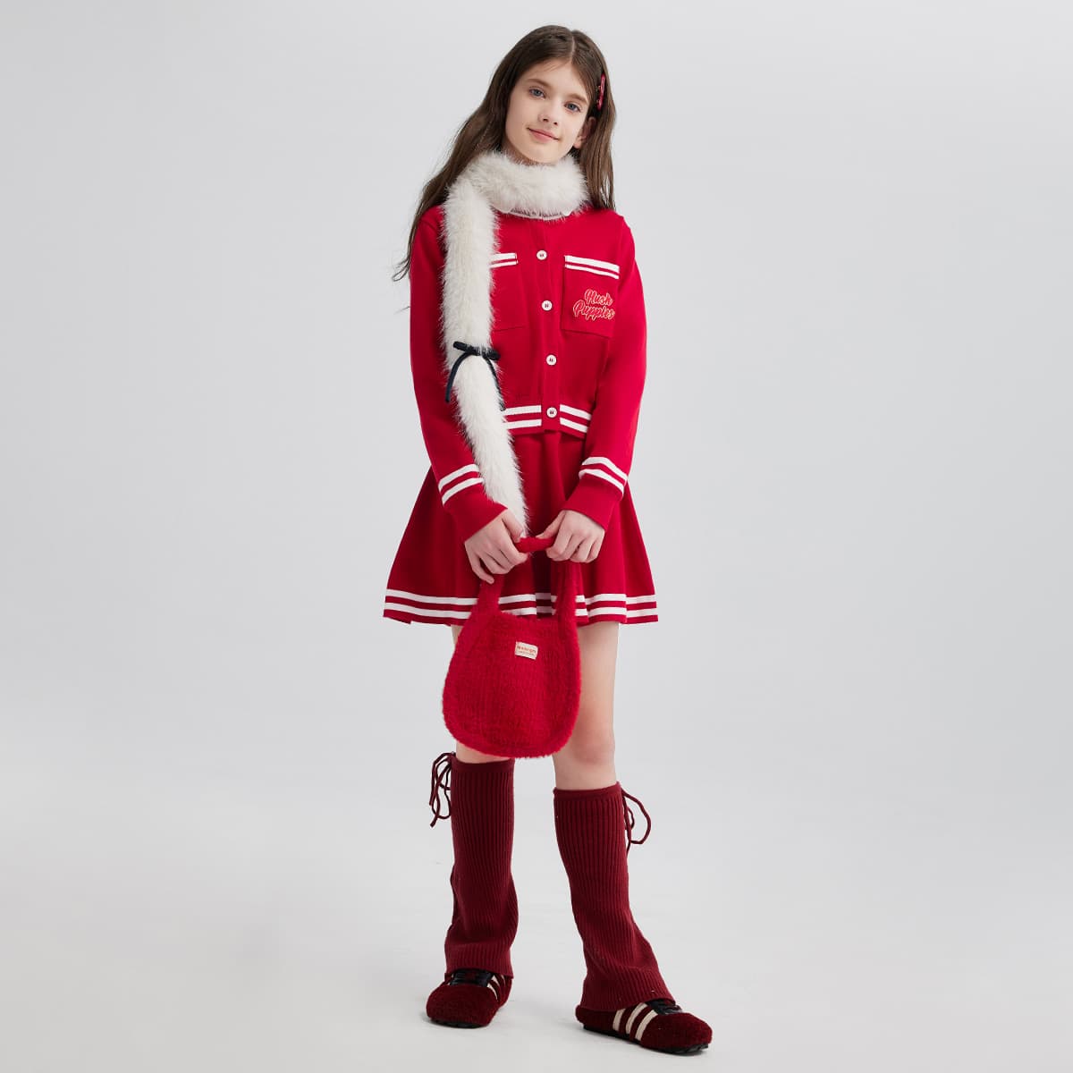 Детский комплект Hush Puppies для девочек 3-7 лет с юбкой - изображение 3
