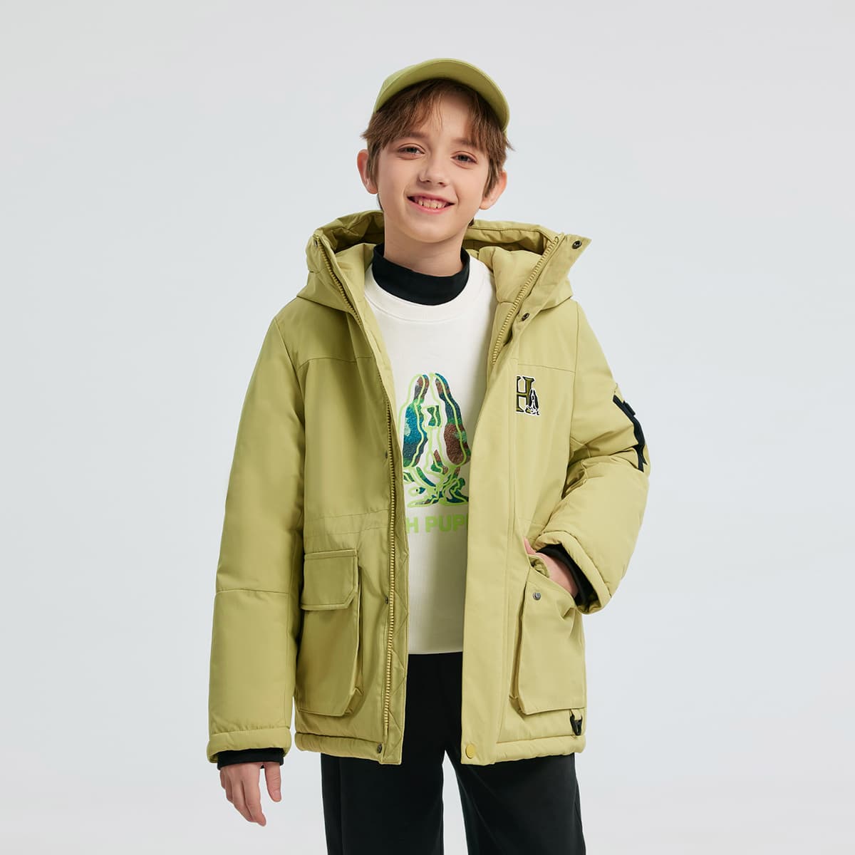 Hush Puppies Хлопковый пуховик для детей - изображение 4
