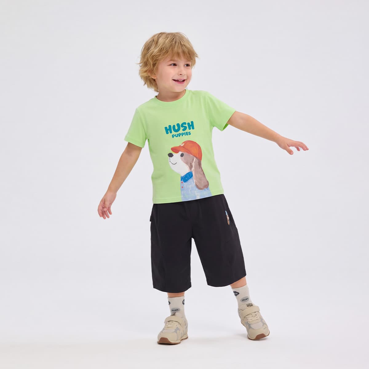 Футболка Hush Puppies T-рубашка Летняя Детская для детей 3-7 лет - изображение 2