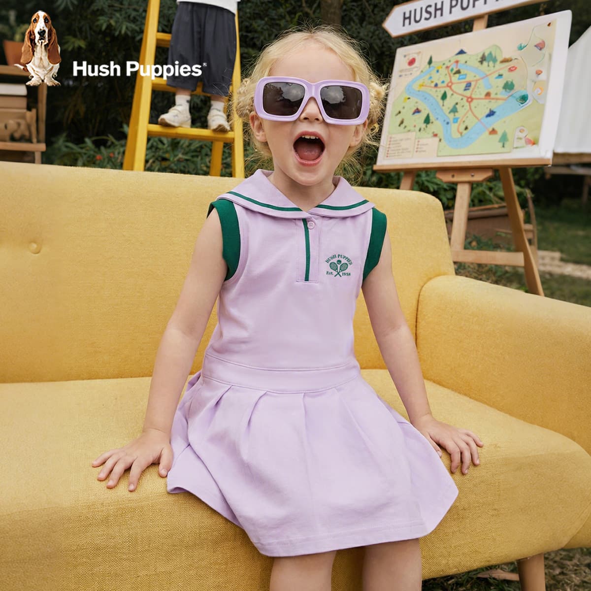 Hush Puppies Платье Летнее Детское Возраст 3-7 лет - изображение 5