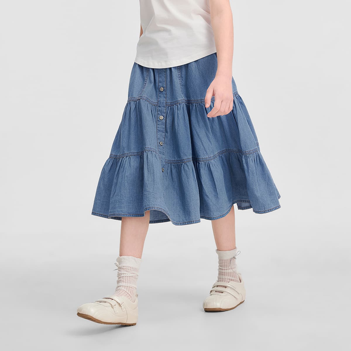 Hush Puppies Синие джинсовые юбки для девочек - изображение 5