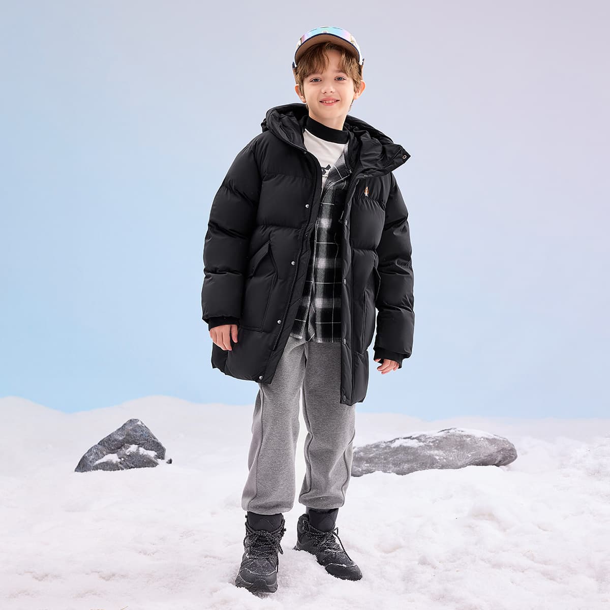 Hush Puppies Хлопковый пуховик для детей - изображение 2