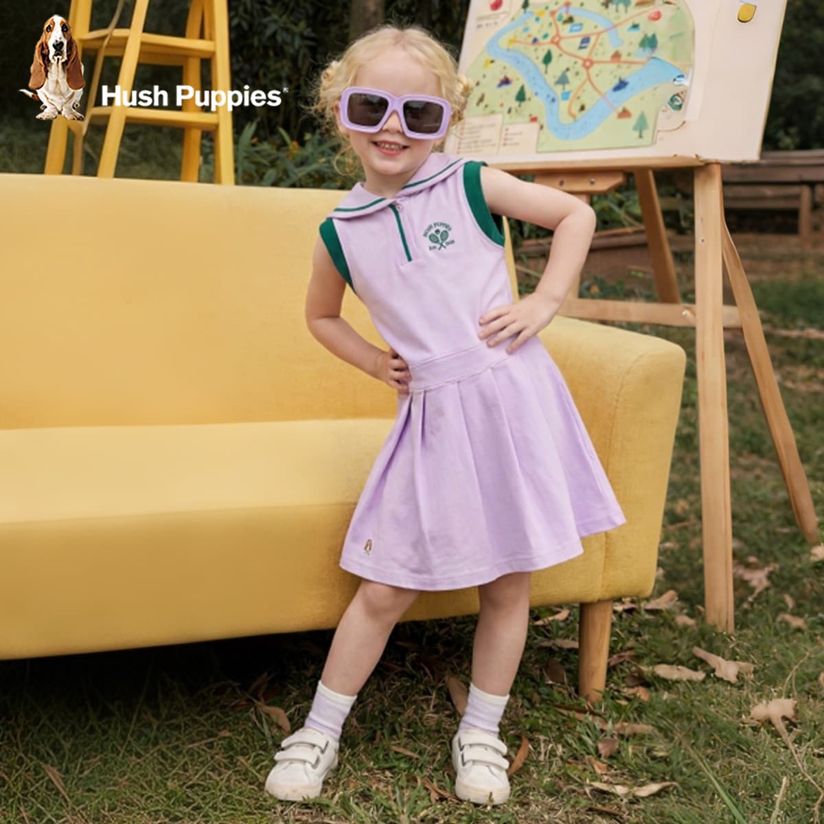 Hush Puppies Платье Летнее Детское Возраст 3-7 лет - изображение 4