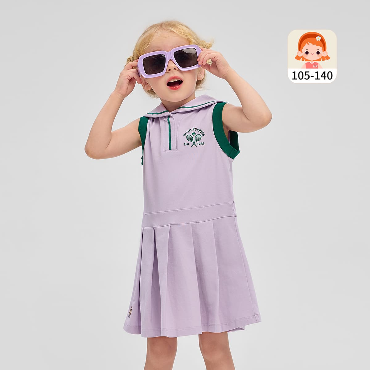 Hush Puppies Платье Летнее Детское Возраст 3-7 лет - изображение 6