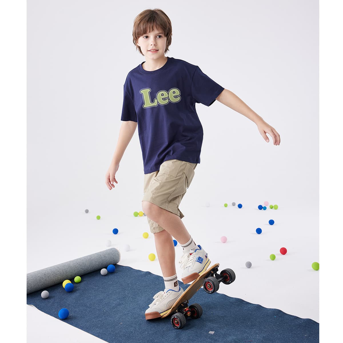 Футболка Lee Blue Kids T-Shirts - изображение 5