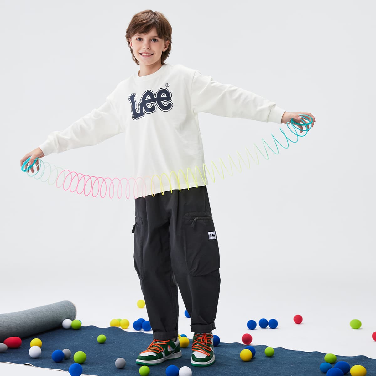 Футболка Lee Экрю Kids T-рубашки - изображение 6