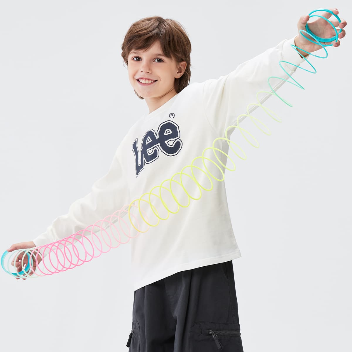 Футболка Lee Экрю Kids T-рубашки - изображение 5