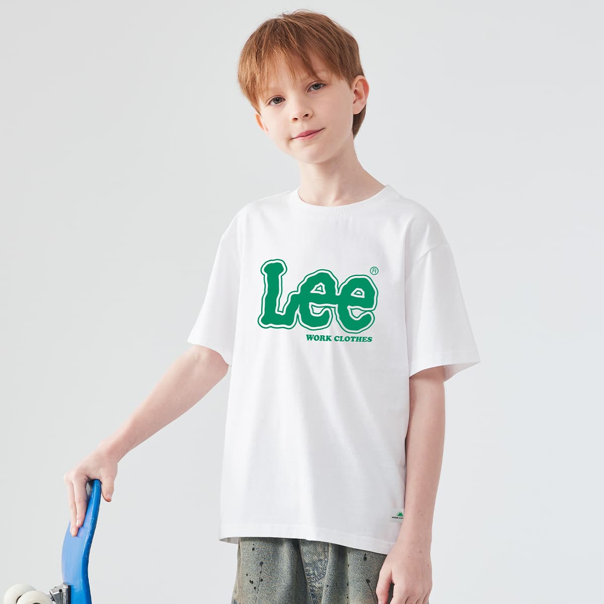 Футболка Lee Белый Kids T-рубашки - изображение 4