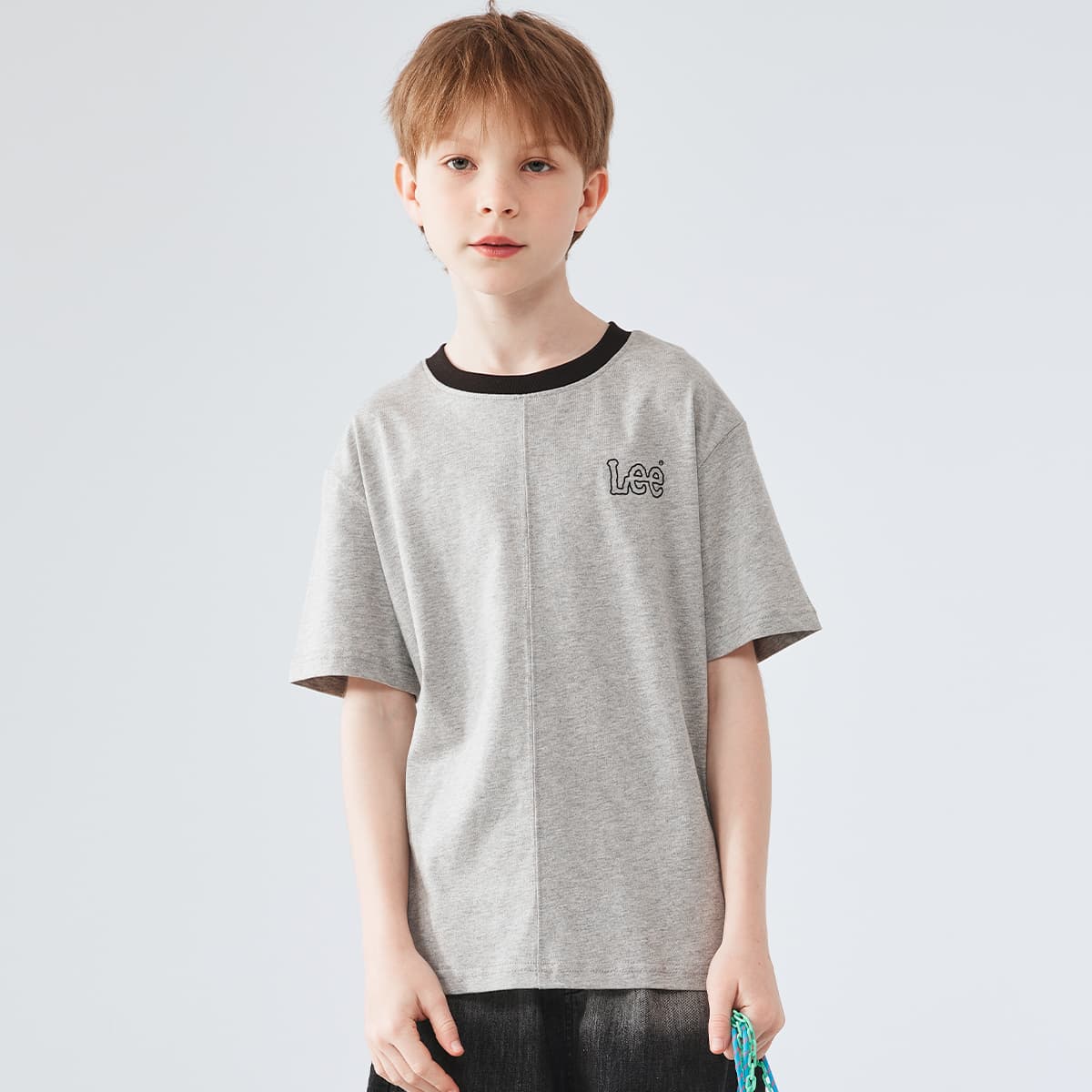 Футболка LEE KIDS T-Рубашка Фотиния Серый Детская - изображение 7