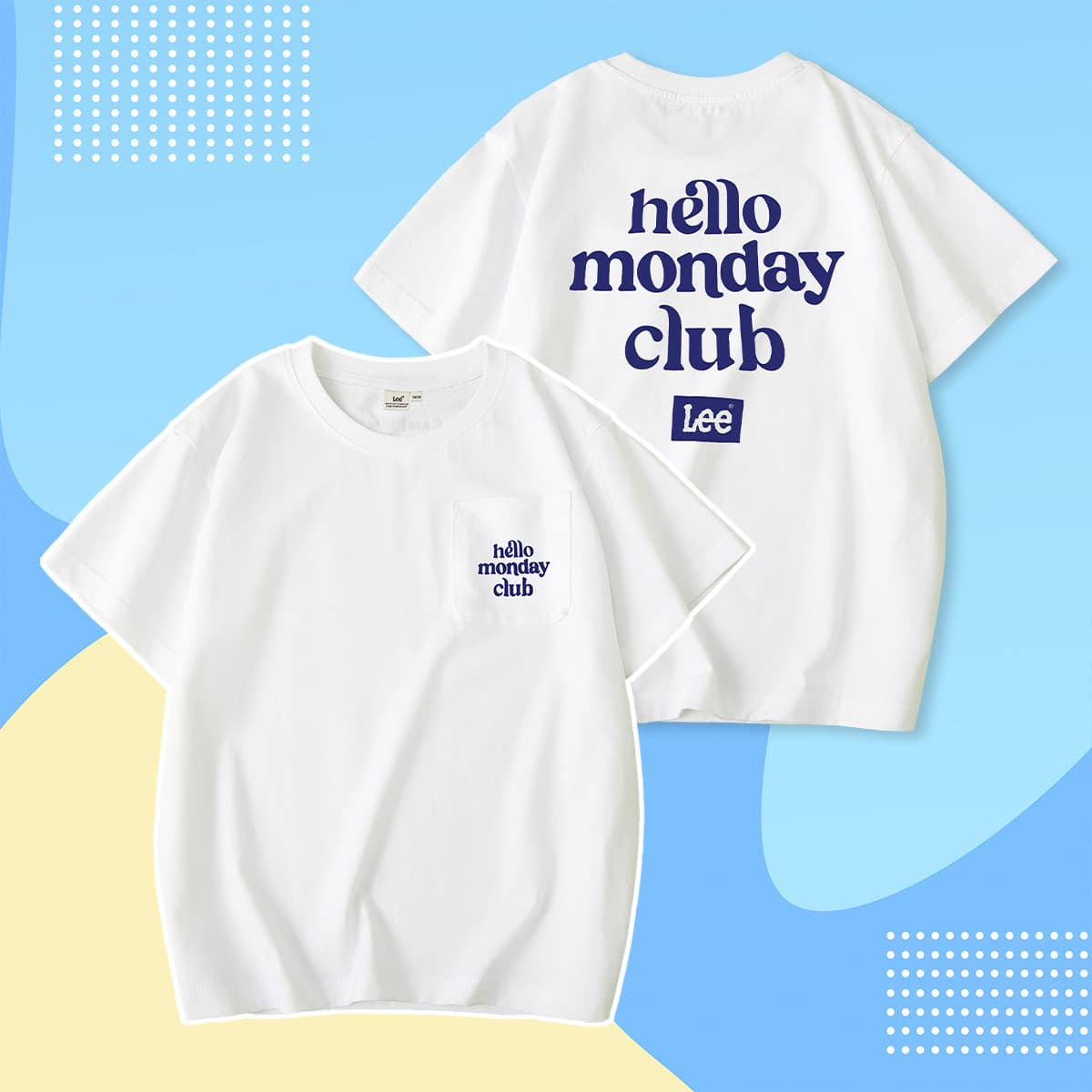 Футболка Lee Белый Kids T-рубашки - изображение 4