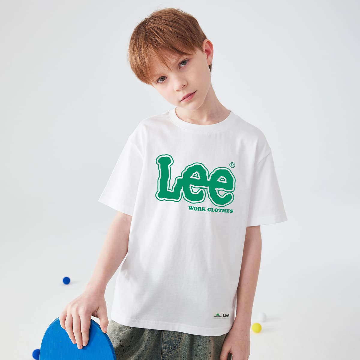 Футболка Lee Белый Kids T-рубашки - изображение 2