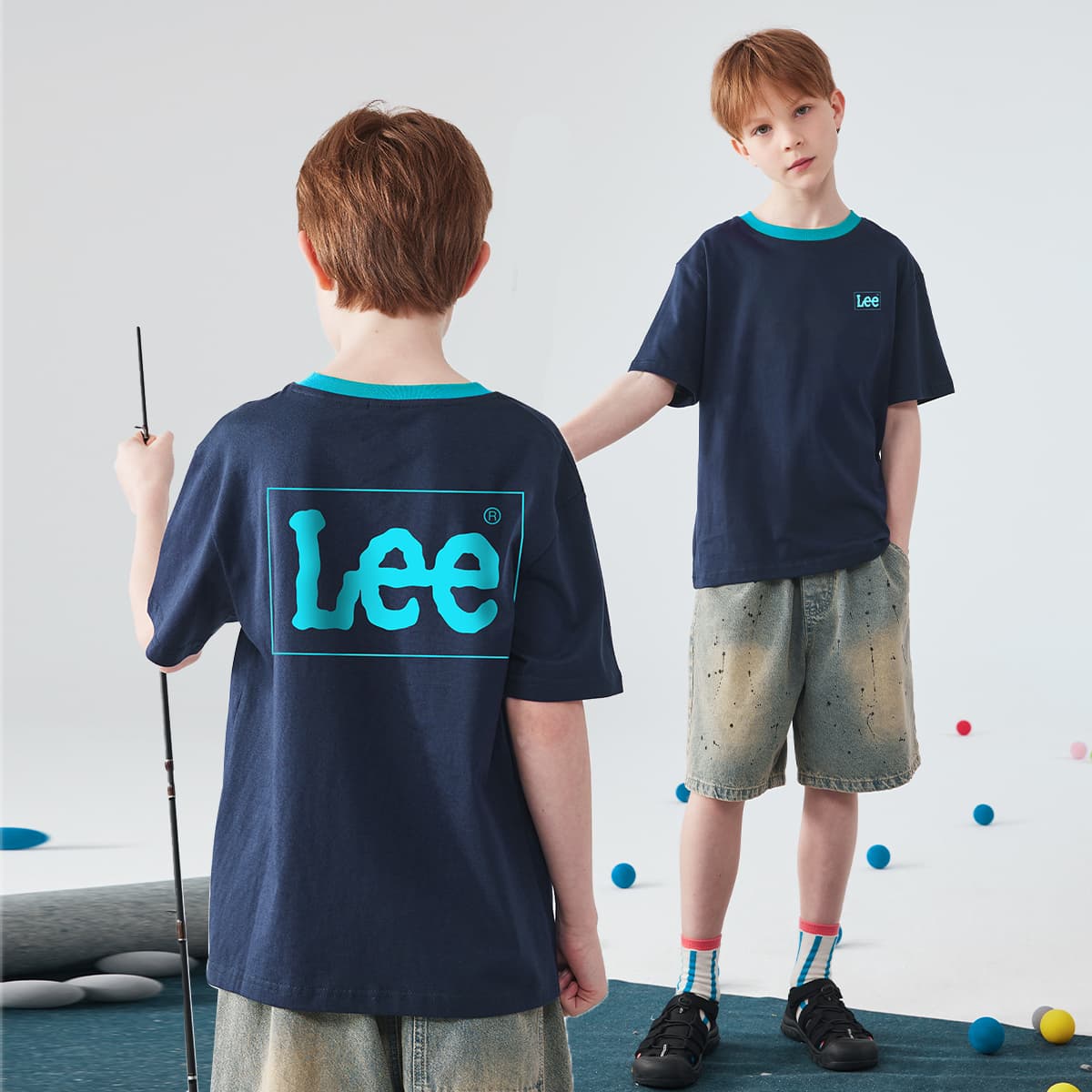 Футболка LEE KIDS T-рубашки - изображение 5