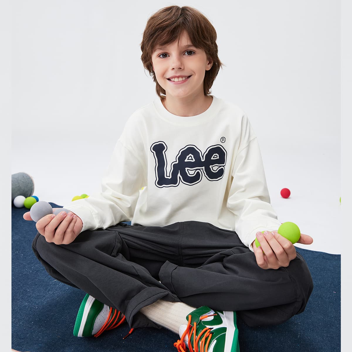 Футболка Lee Экрю Kids T-рубашки - изображение 3