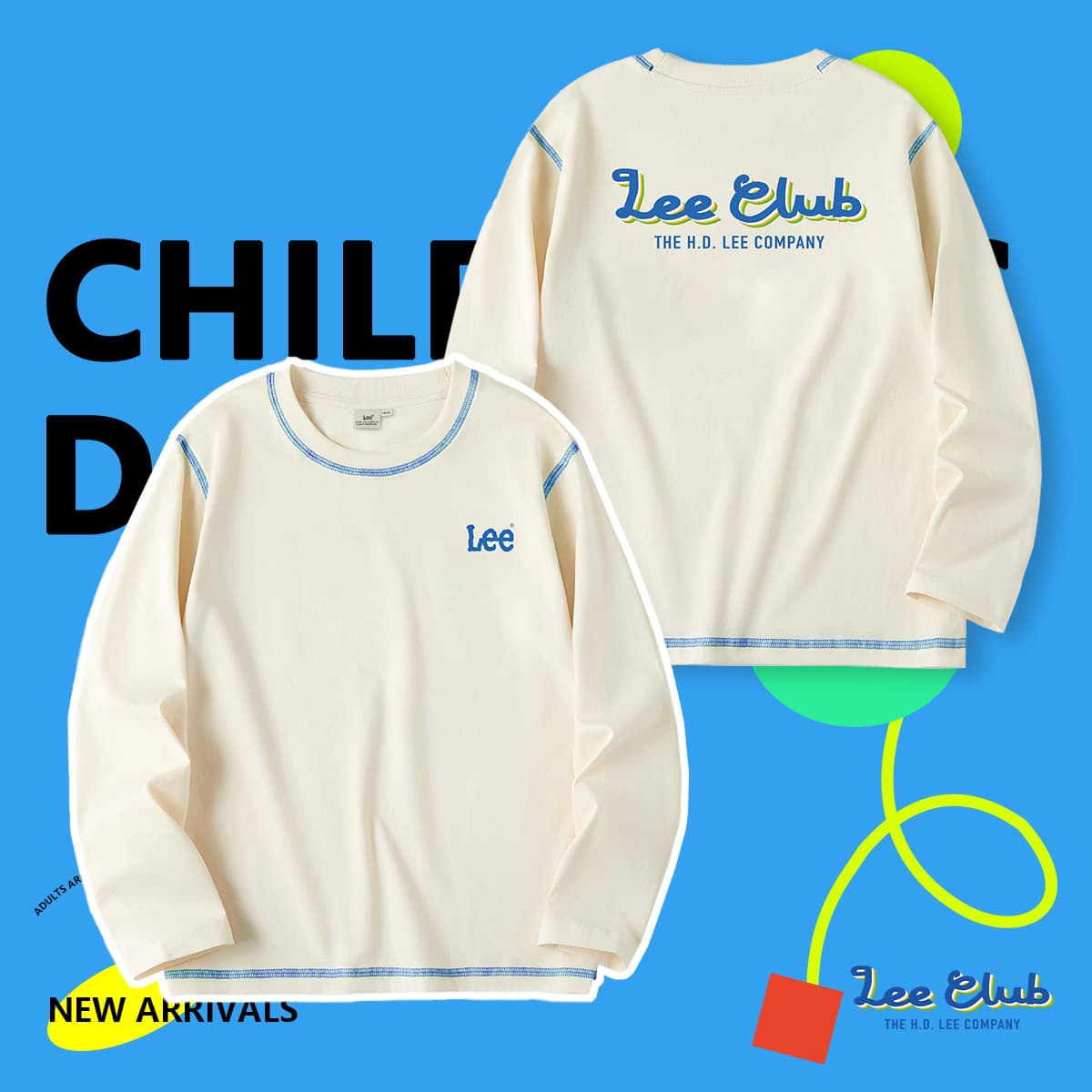 Футболка Lee Экрю Kids T-рубашки - изображение 2