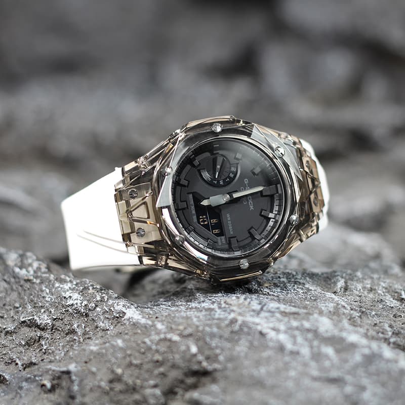 Часы CASIO GA-2100-1A1 Black Transparent - изображение 3