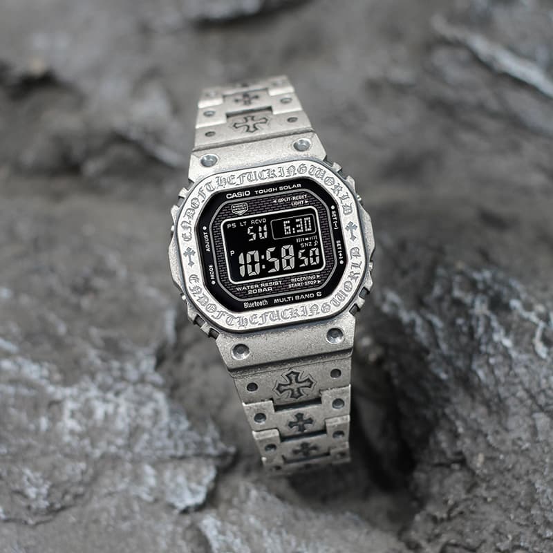 Часы CASIO GMW-B5000-1A Vintage Engraved Silver - изображение 4
