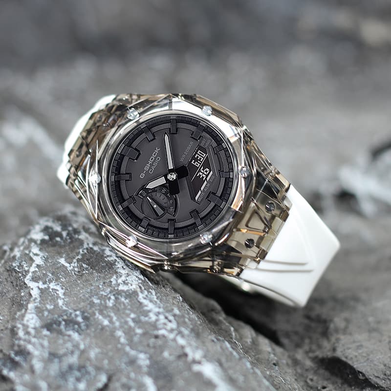 Часы CASIO GA-2100-1A1 Black Transparent - изображение 4