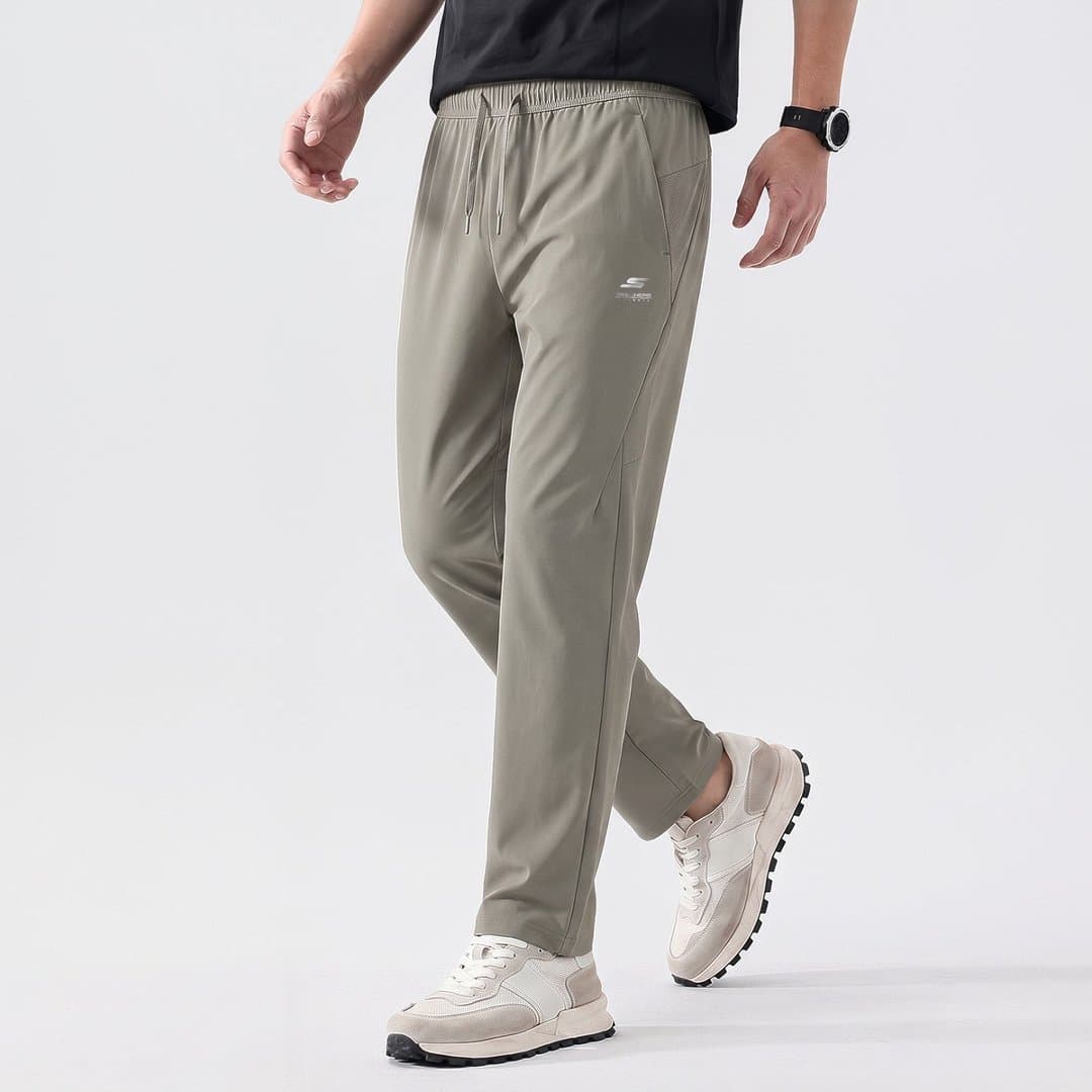 Skechers Cooling Collection Морские водоросли Серо-зеленый Мужской Быстросохнущий Брюки - изображение 4
