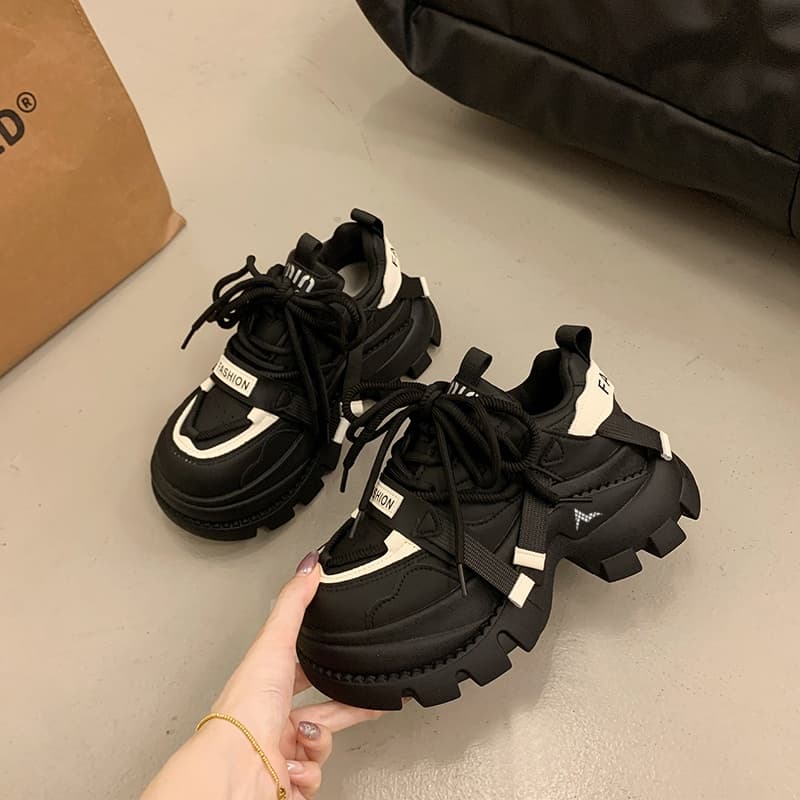 Кроссовки ATONGMU массивные кроссовки низкий топ женские - изображение 2