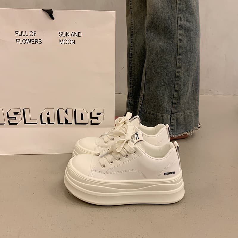 Кроссовки ATONGMU Кеды для скейтбординга Low Топ Женские - изображение 7