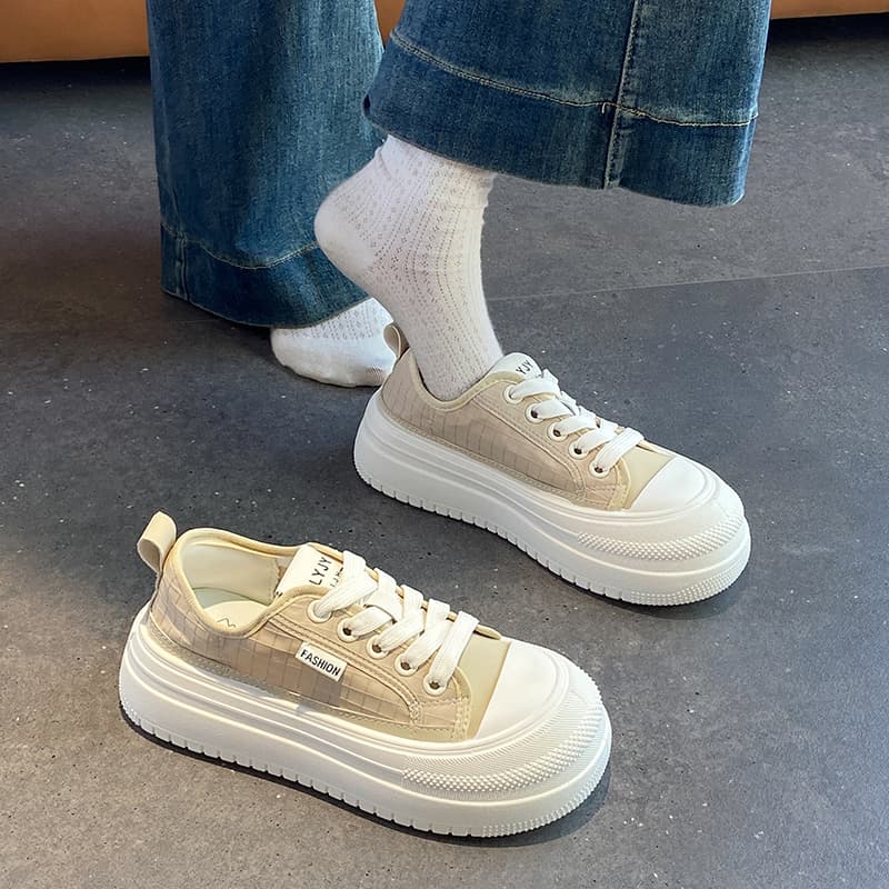 Кеды ATONGMU Low Top Canvas Shoes Women's - изображение 4