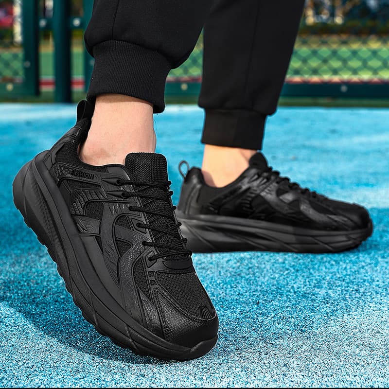 Кроссовки ATONGMU массивные кроссовки Low Top Черный Мужской - изображение 5