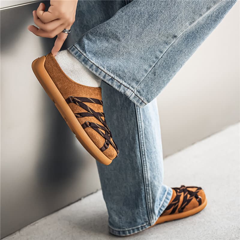 Сандалии ATONGMU Birkenstock Стиль Обувь Мужской - изображение 4
