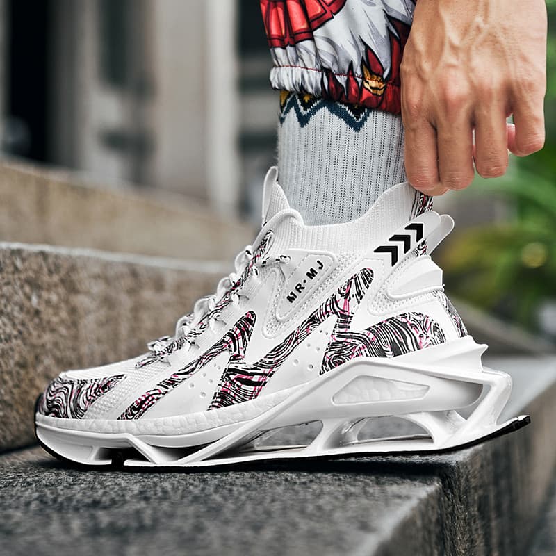 Кроссовки для бега ATONGMU Беговые кроссовки High Top Мужские - изображение 3