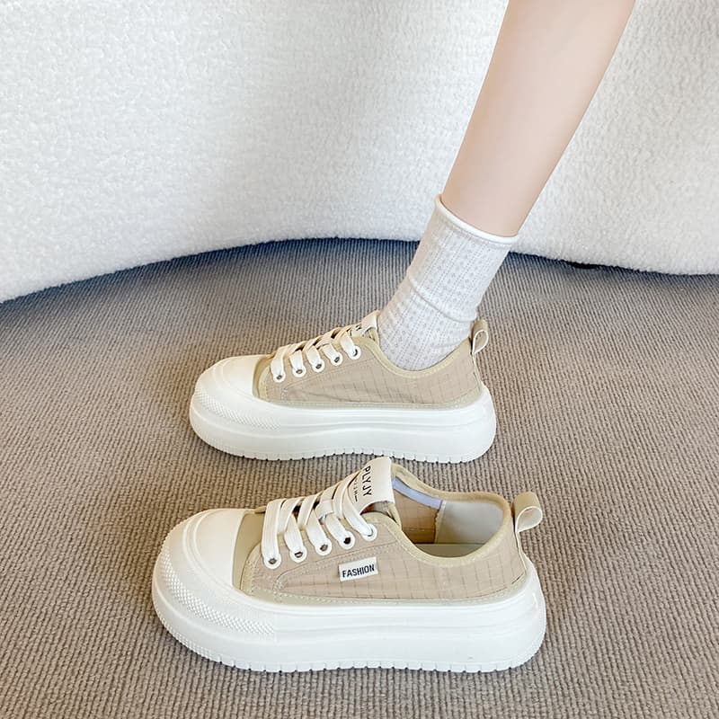 Кеды ATONGMU Low Top Canvas Shoes Women's - изображение 5