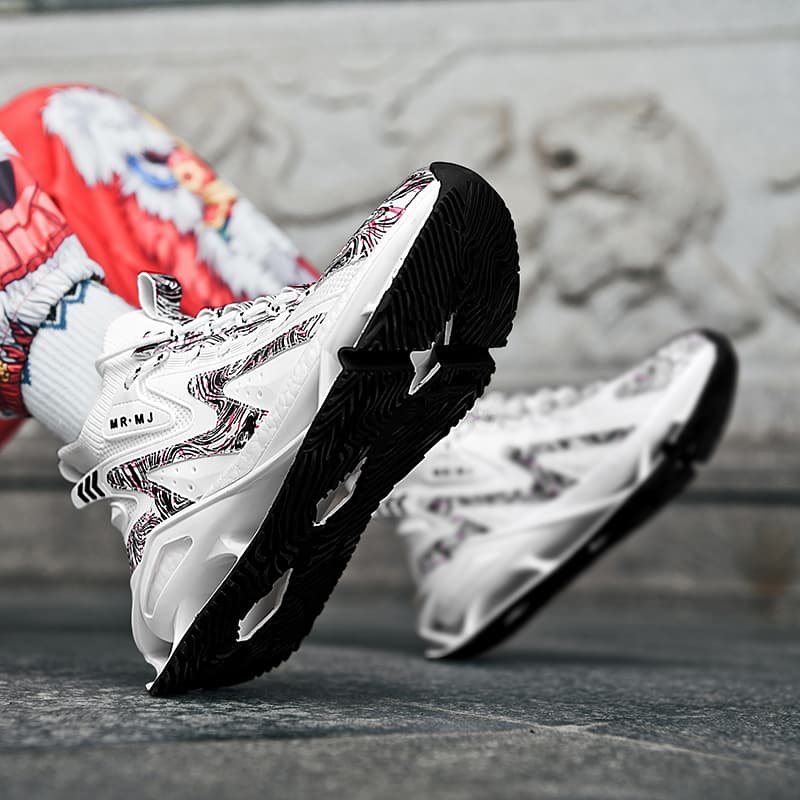 Кроссовки для бега ATONGMU Беговые кроссовки High Top Мужские - изображение 4