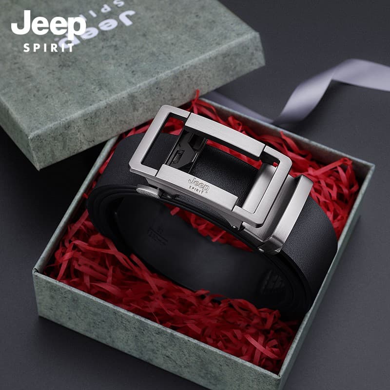 Ремень JEEP SPIRIT Ремни из спилочной коровьей кожи Унисекс - изображение 5