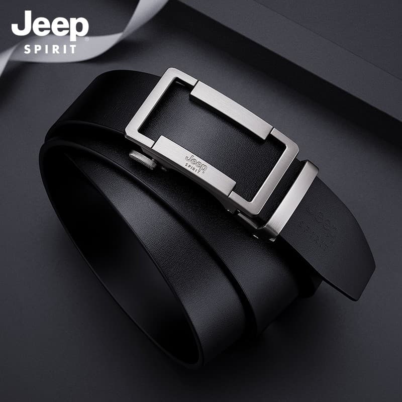 Ремень JEEP SPIRIT Ремни из спилочной коровьей кожи Унисекс - изображение 3