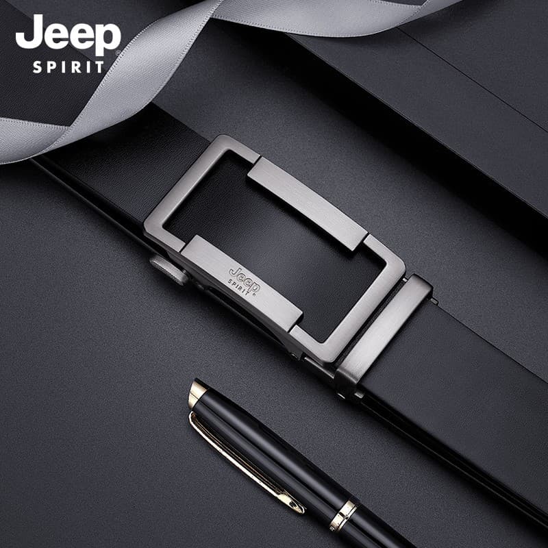 Ремень JEEP SPIRIT Ремни из спилочной коровьей кожи Унисекс - изображение 2