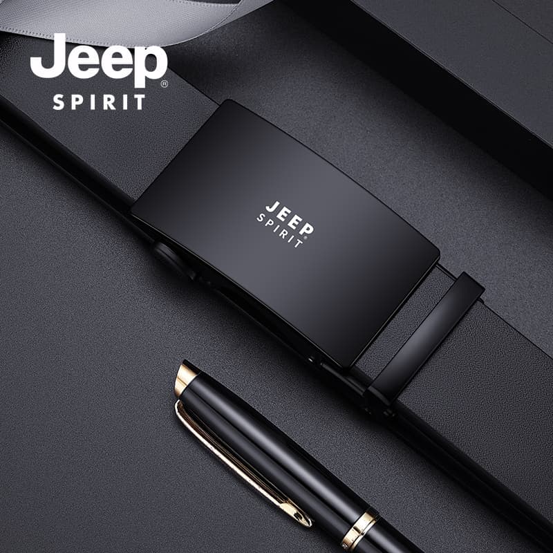 Ремень JEEP SPIRIT Ремни из коровьей кожи мужские 3,4 см - изображение 2