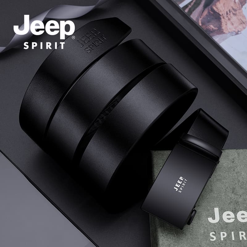 Ремень JEEP SPIRIT Ремни из коровьей кожи мужские 3,4 см - изображение 4
