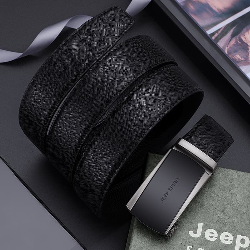 Ремень JEEP SPIRIT Ремни из коровьей кожи Мужские 3,5 см - изображение 4