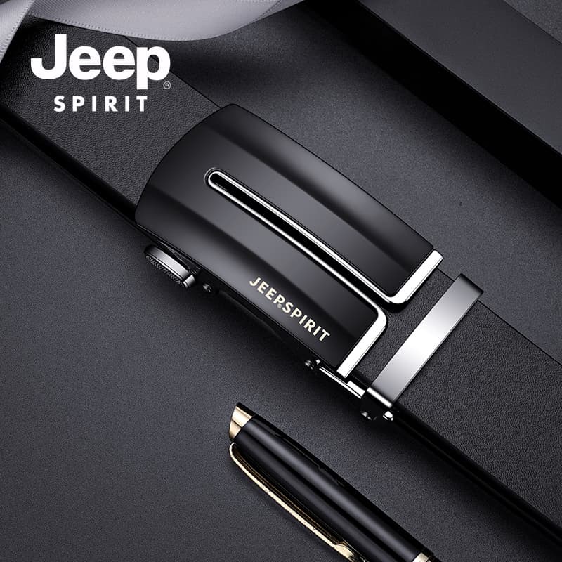 Ремень JEEP SPIRIT Ремни из коровьей кожи мужские 3,4 см - изображение 2