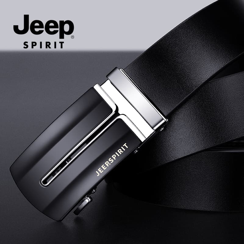 Ремень JEEP SPIRIT Ремни из коровьей кожи мужские 3,4 см - изображение 6