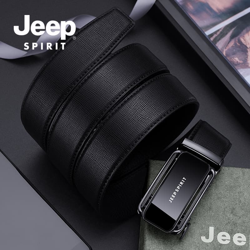 Ремень JEEP SPIRIT Ремни из коровьей кожи Мужские 3,5 см - изображение 4