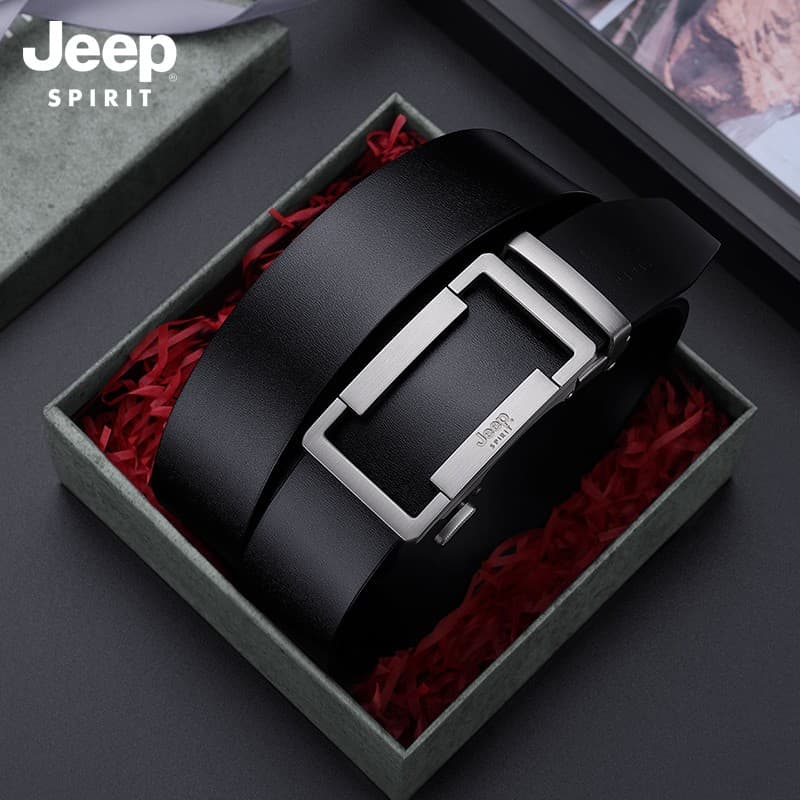 Ремень JEEP SPIRIT Ремни из спилочной коровьей кожи Унисекс - изображение 4