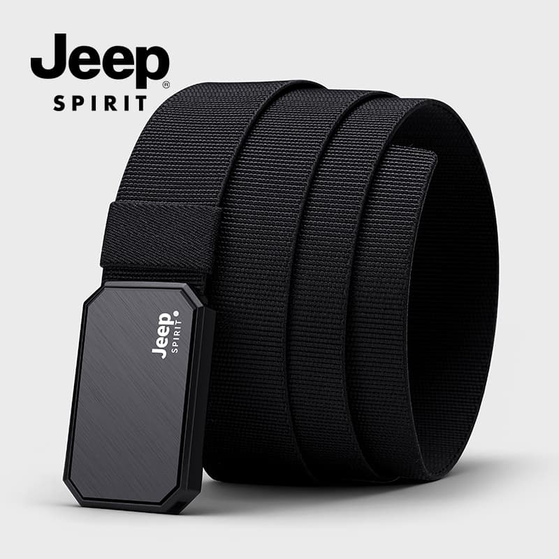 Ремень JEEP SPIRIT Сплав Застежка Полиэстер Волокно Холст Шнуровка Ремни Унисекс 3,4CM - изображение 5