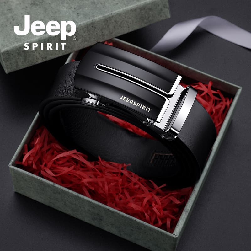 Ремень JEEP SPIRIT Ремни из коровьей кожи мужские 3,4 см - изображение 3