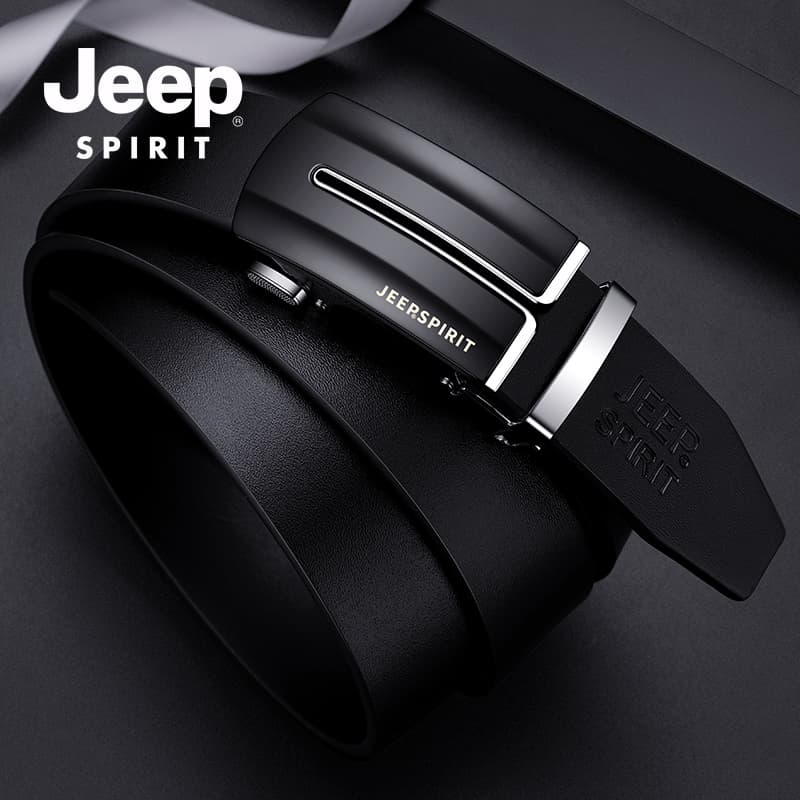 Ремень JEEP SPIRIT Ремни из коровьей кожи мужские 3,4 см - изображение 4